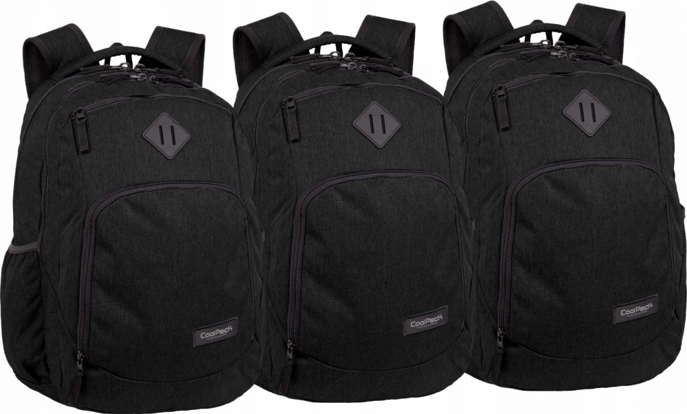 Mestský a Výletný Študentský Batoh CoolPack Čierna Edícia Snow
